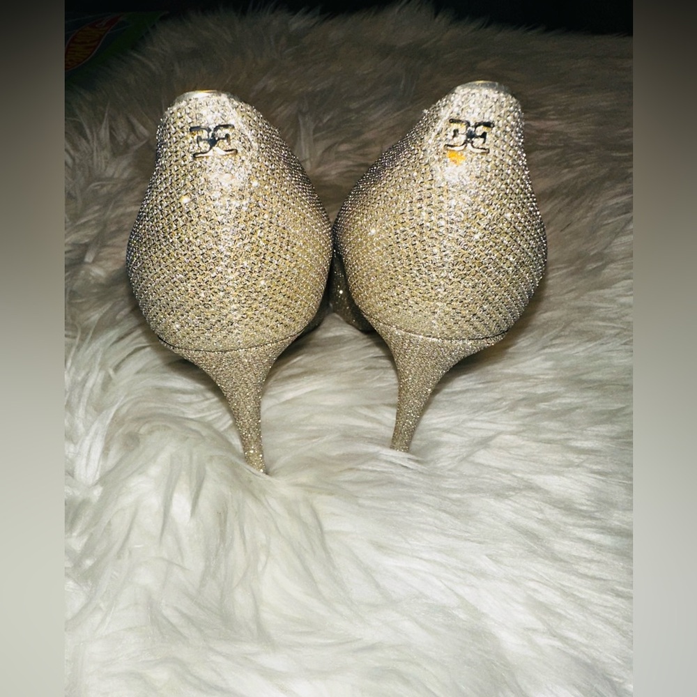 Sam Edelman Danna Light Gold Mesh Pumps - Picture 3 of 7